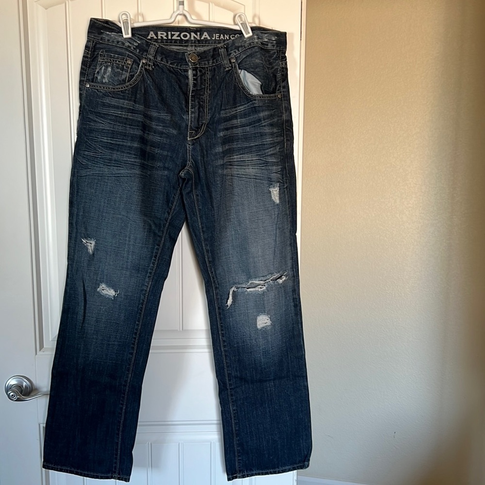 Arizona Jeans Mens Slim Straight Fit